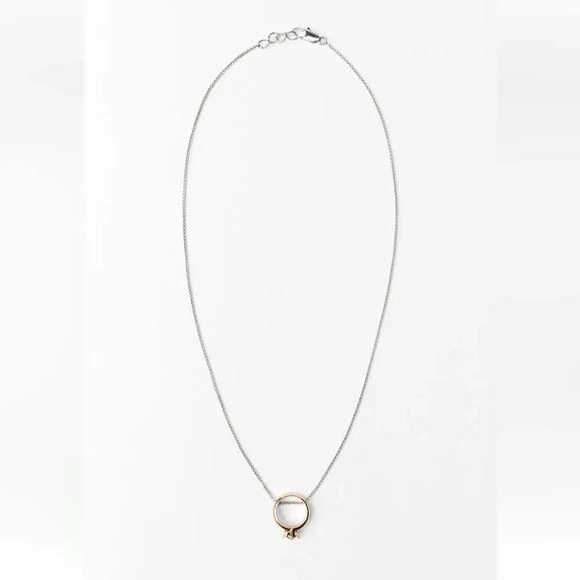 ZARA JEWEL WEDDING BAND NECKLACE - Picture 5 of 10